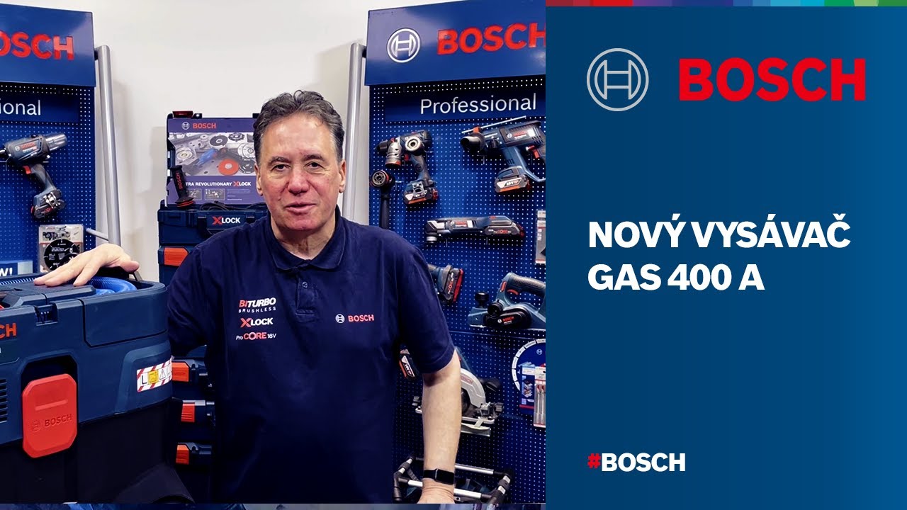 Školenie s Bosch Professional: NOVÝ VYSÁVAČ 400 A