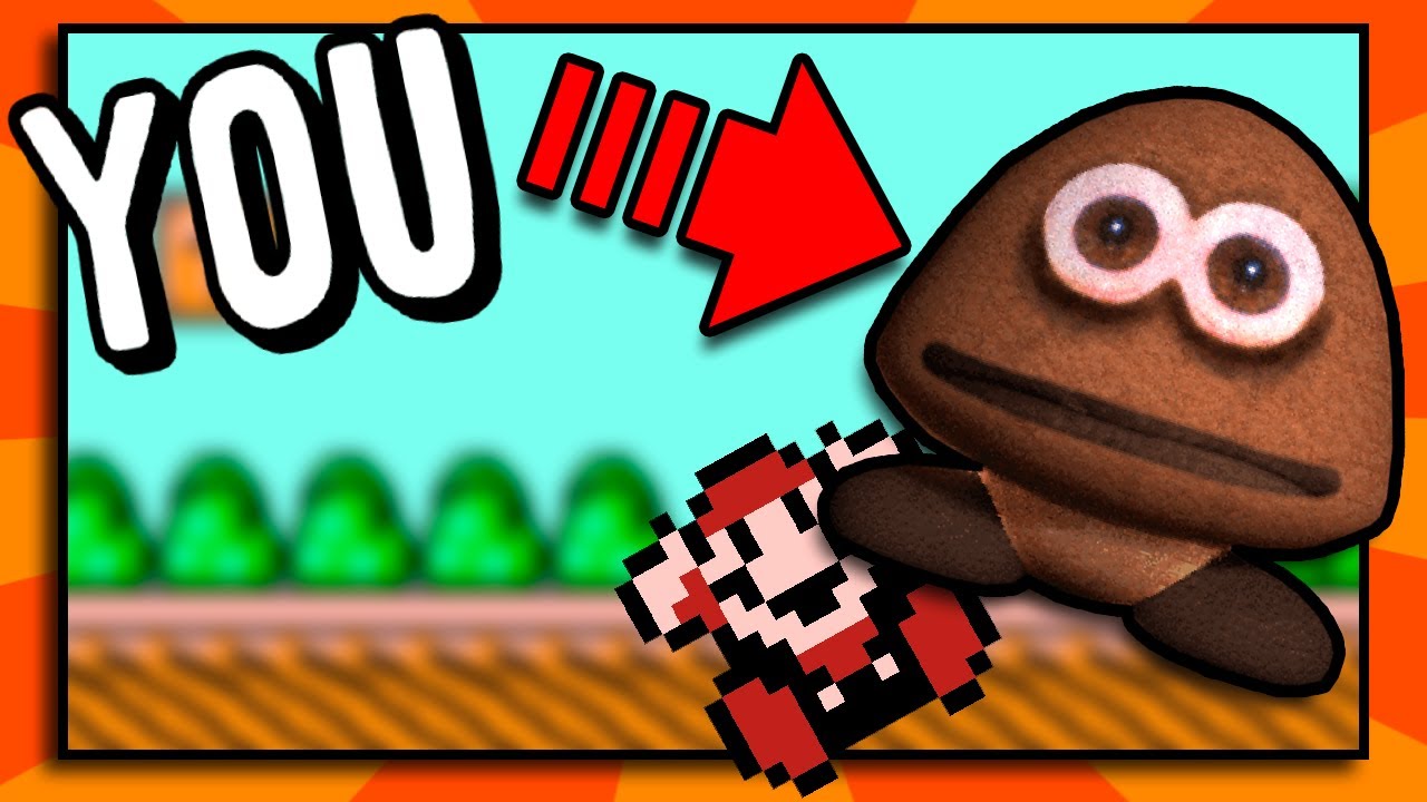 Play as Cursed Goomba! (Hilarious Mari0 Character Pack)