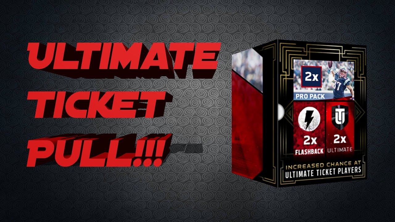 Madden 17 ULTIMATE TEAM Ultimate Ticket Pull!!!