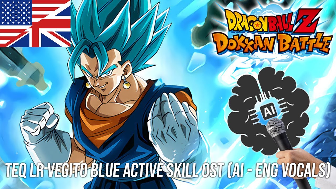 TEQ LR Vegito Blue Active Skill OST but it is a song called "Radiant Storm" (AI - Eng Vocals)