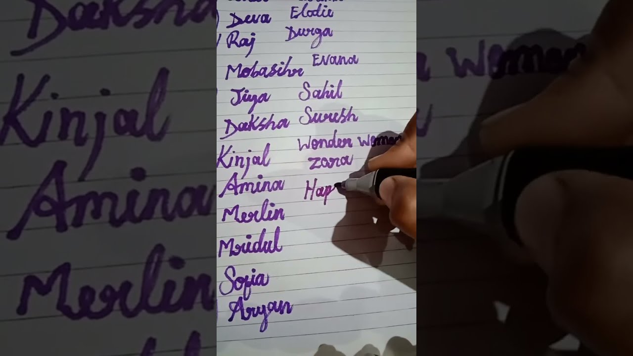 name Writing challenge ❤️‍🔥   is live