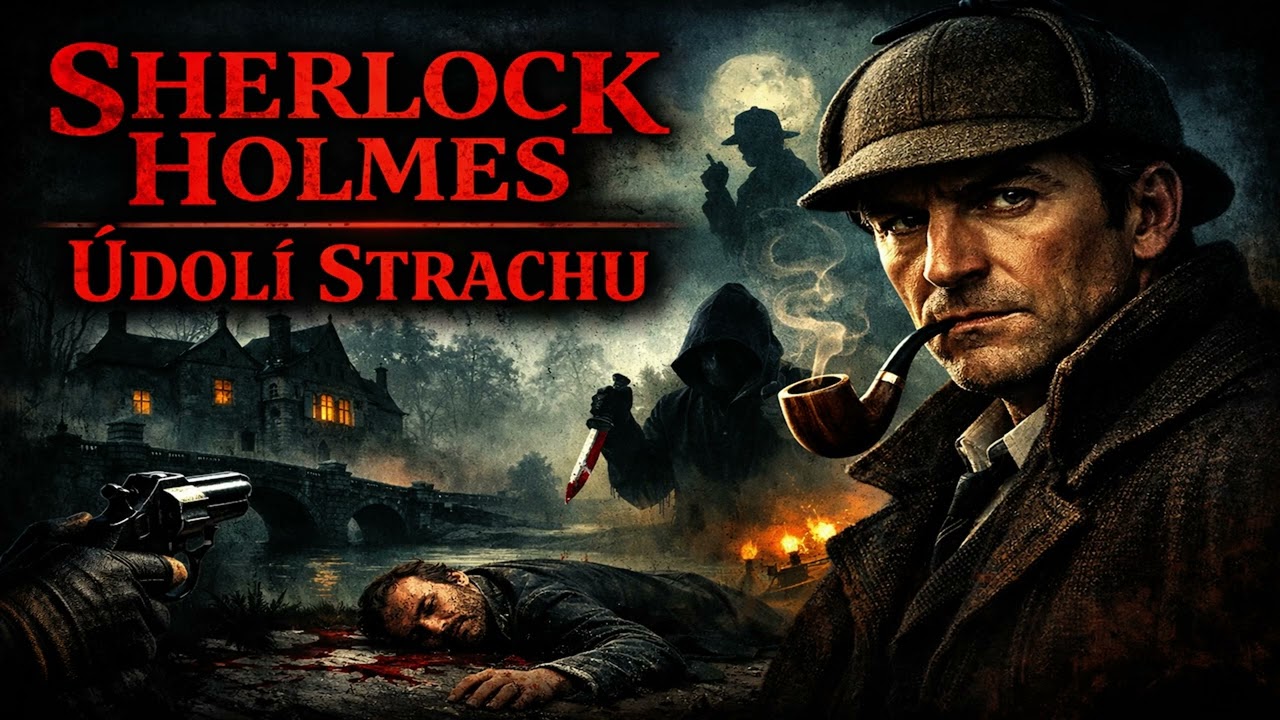 Sherlock Holmes - Audiokniha Detektivka cz - Údolí strachu