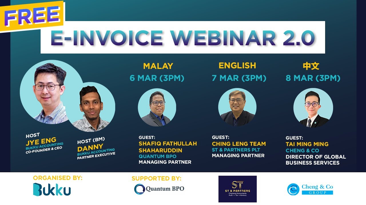 Webinar E-Invois (Sesi Bahasa Melayu) Live ft. Shafiq Fathullah Shaharuddin from Quantum BPO