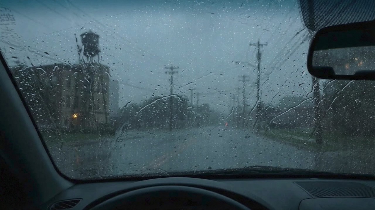 Heavy Rain Sounds Inside Car 🌧️| Relaxing Rain for Sleep, Focus & Relaxation