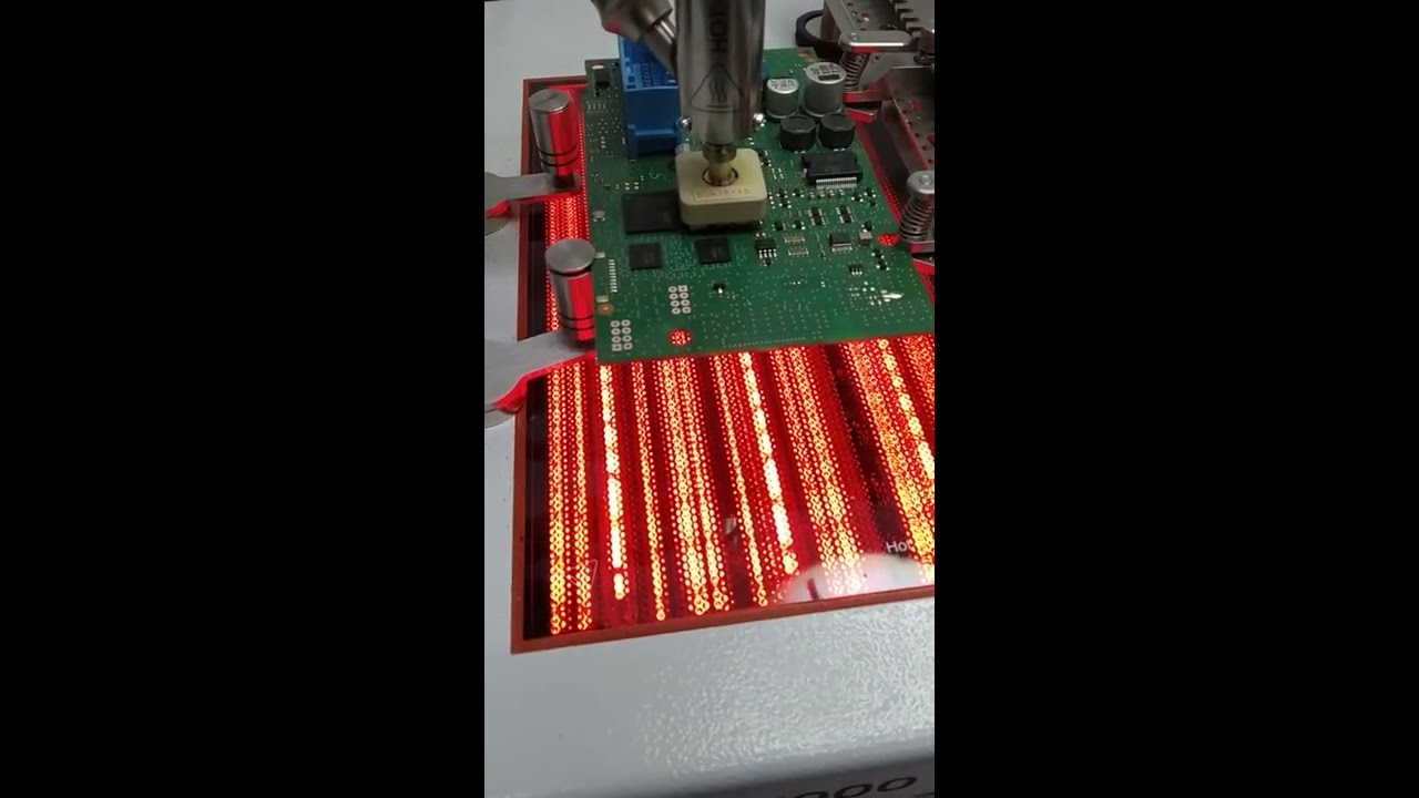 Fix  blue and me riparazione blue&me sta2062a weller wtqb1000 BGA repair reflash rework and can test