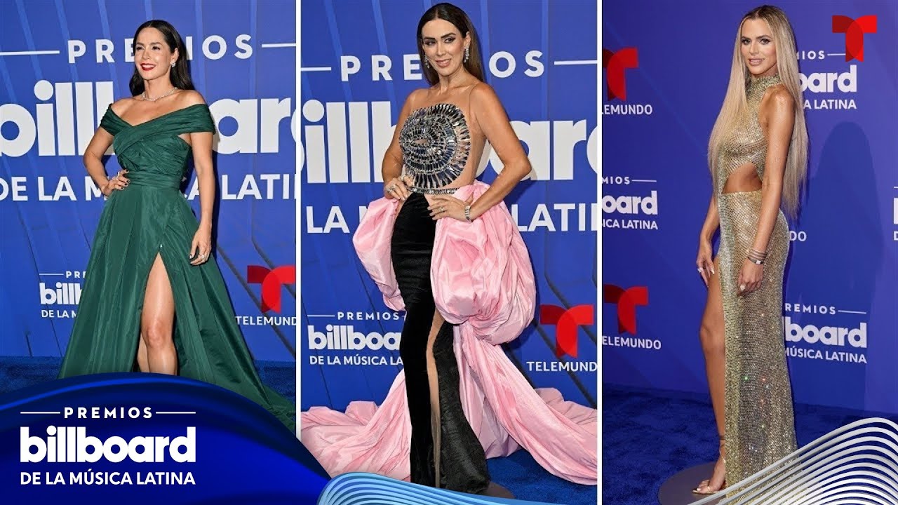 Estos son los 'looks' m&aacute;s radiantes en la alfombra roja | Premios Billboard 2024