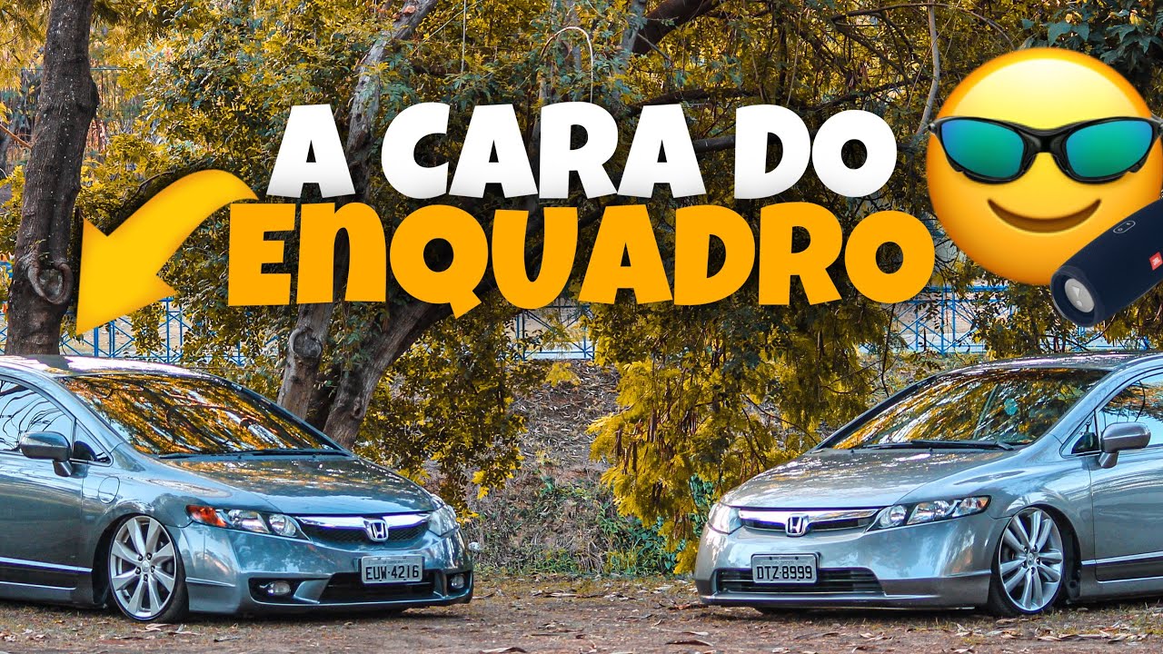 DOIS HONDA CIVIC REBAIXADO COM RODA OEM (4K)