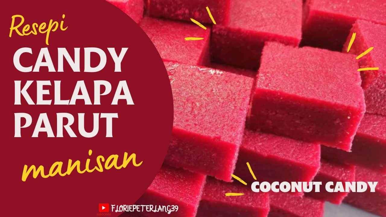 BV08: Resepi Candy Kelapa Parut @ Coconut Candy || Manisan