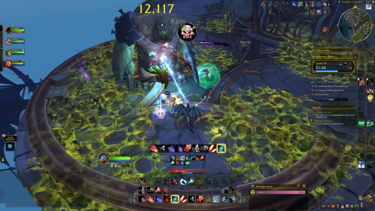 WOW Midnight Beta: Windrunner Spire +10 | Devastation Evoker POV