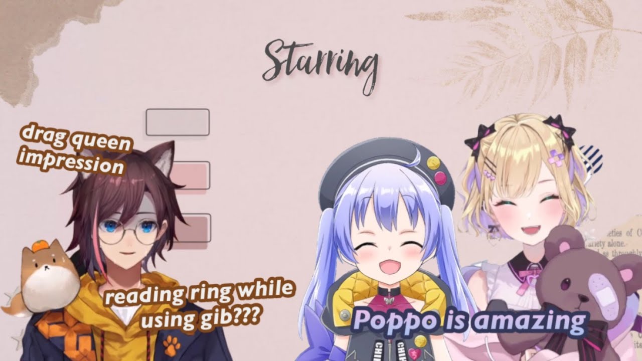 [ENG SUB] Chiipokuru play time! w/ Kurumi Noah, Yuki Chihiro, Kinako