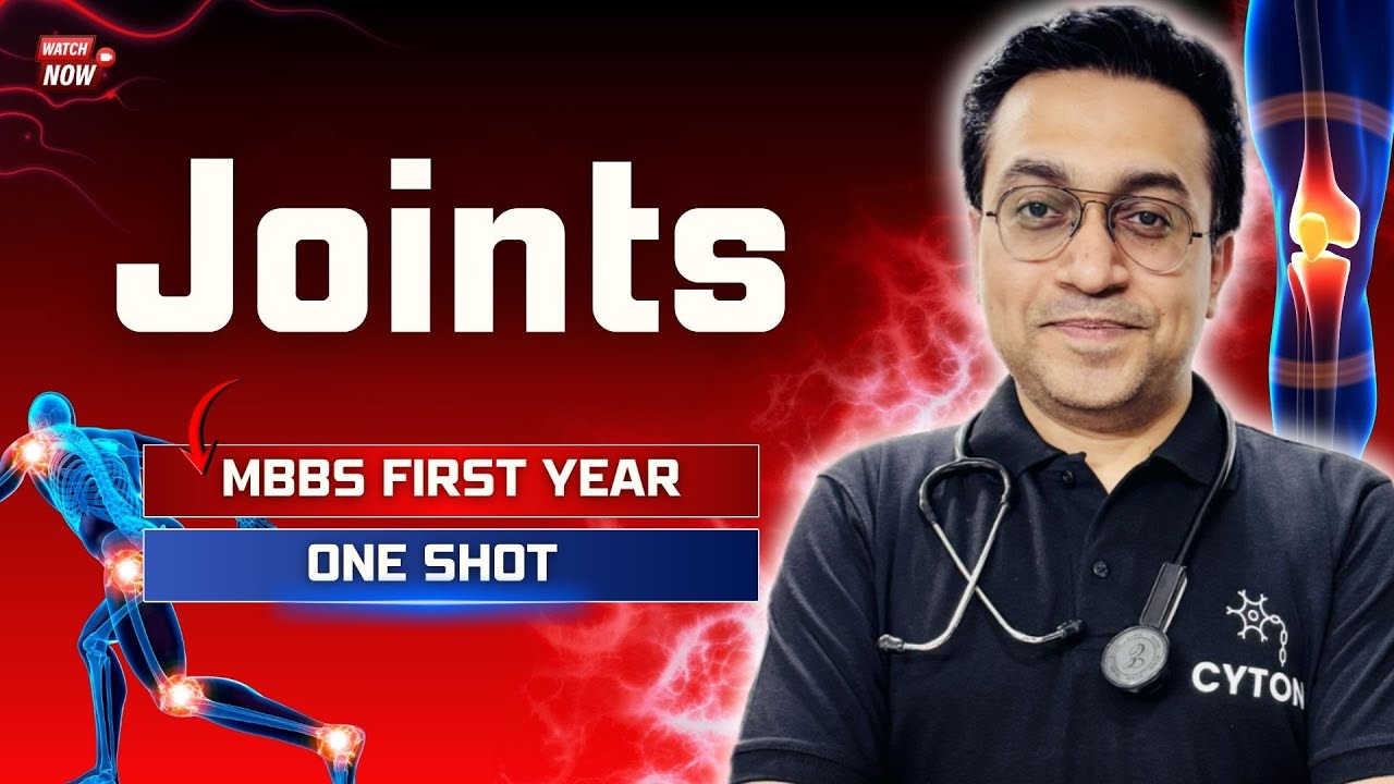Joints  in One Shot | MBBS First Year
