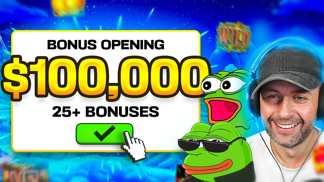 $100,000 BONUS OPENING & WE SPUN INTO 25 BONUSES!!