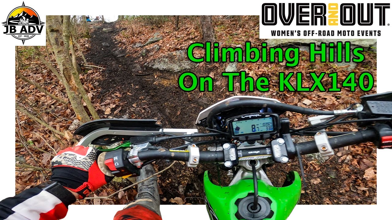 Pushing The KLX 140 A Little HARDER | Over And Out | JB ADV