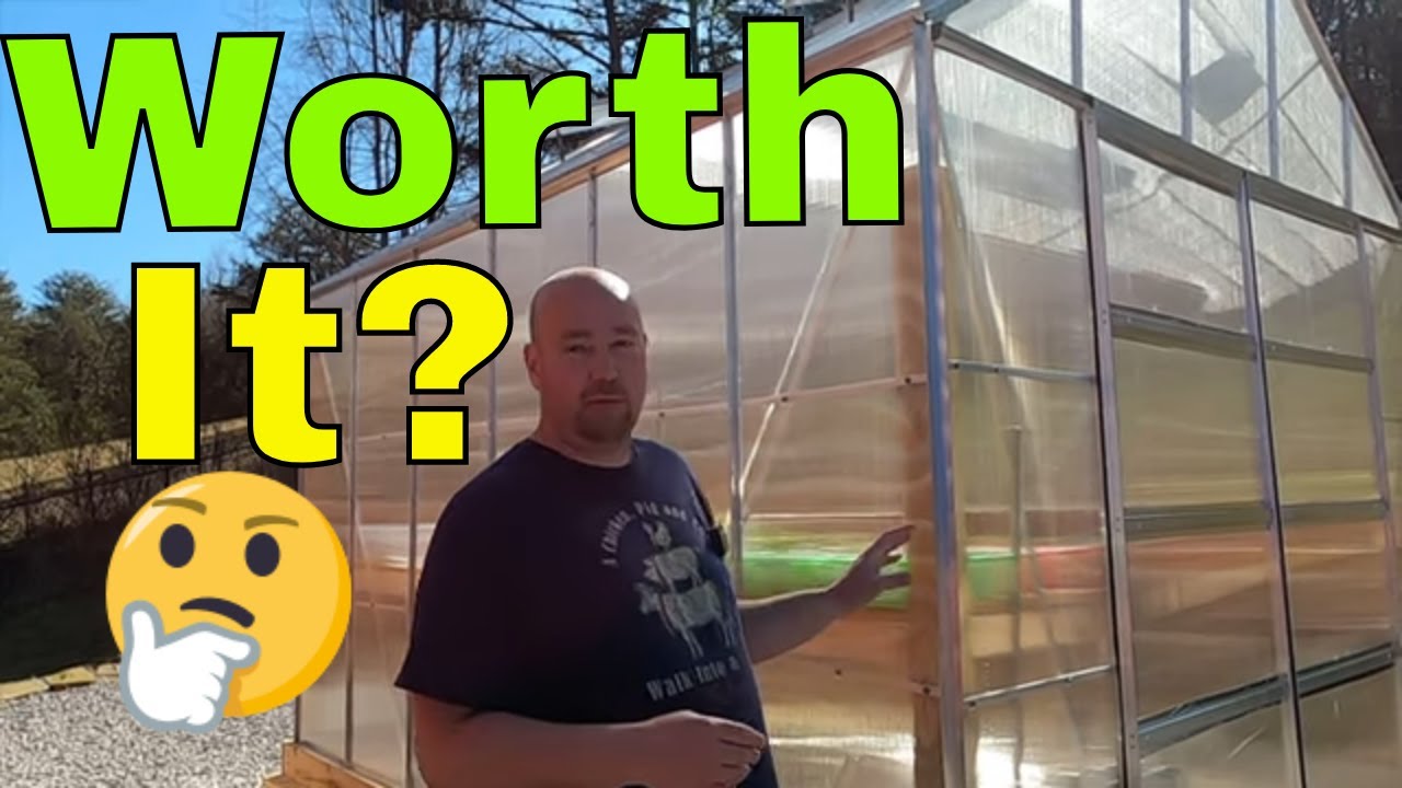 Harbor Freight Greenhouse 10x12 Review & Customizations