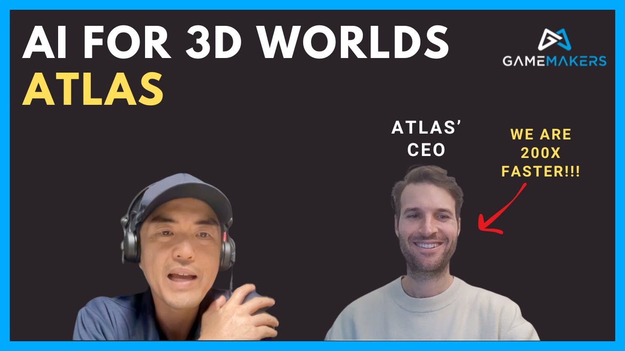 Gaming x AI: How Atlas makes models for 3D worlds 200X faster! (ft. CEO Ben James)