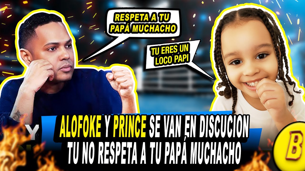 ALOFOKE Y SU HIJO PRINCE SE VAN EN DISCUCION 🤣 TU NO RESPETA A TU PAP&Aacute; MUCHACHO | NO VUELVE PARA NY😅