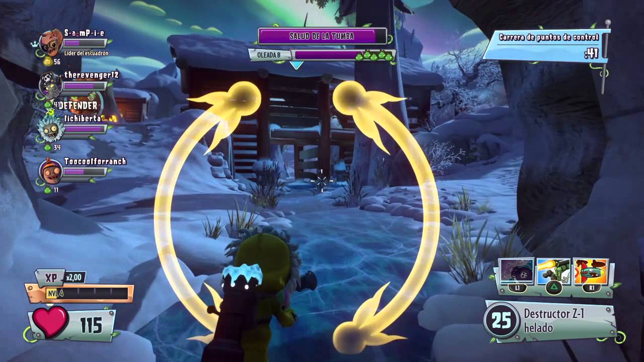 Plants vs Zombie GW2 - Operaciones de Cementerios - Arroyo Helado