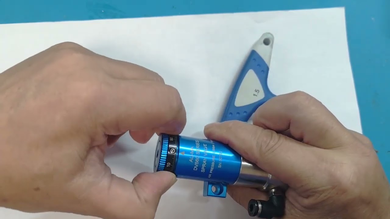 DV500系列膠閥-調整旋鈕使用說明