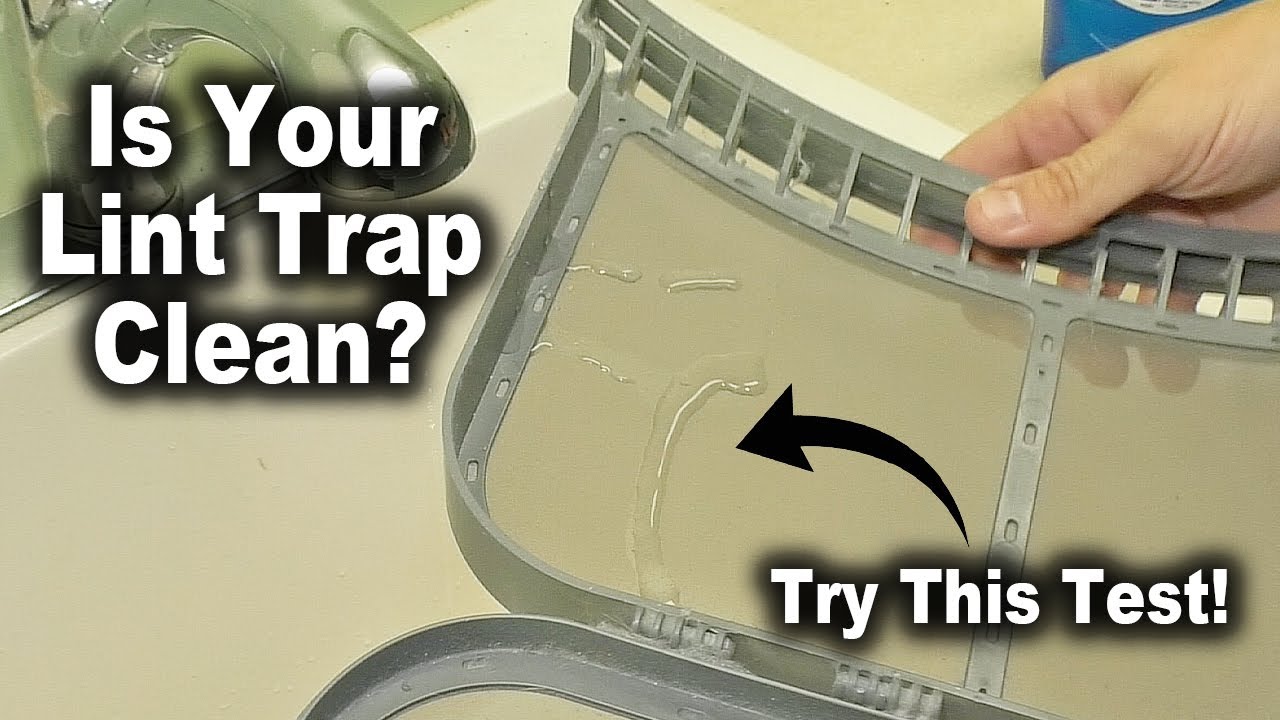 How to Deep Clean Your Lint Trap | Dryer Sheets Clogging Your Filter?
