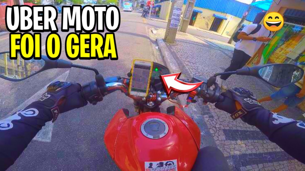 🤑UBER MOTO FOI O GERA *bati minha meta* Felipe da Fan 160 #ubermoto