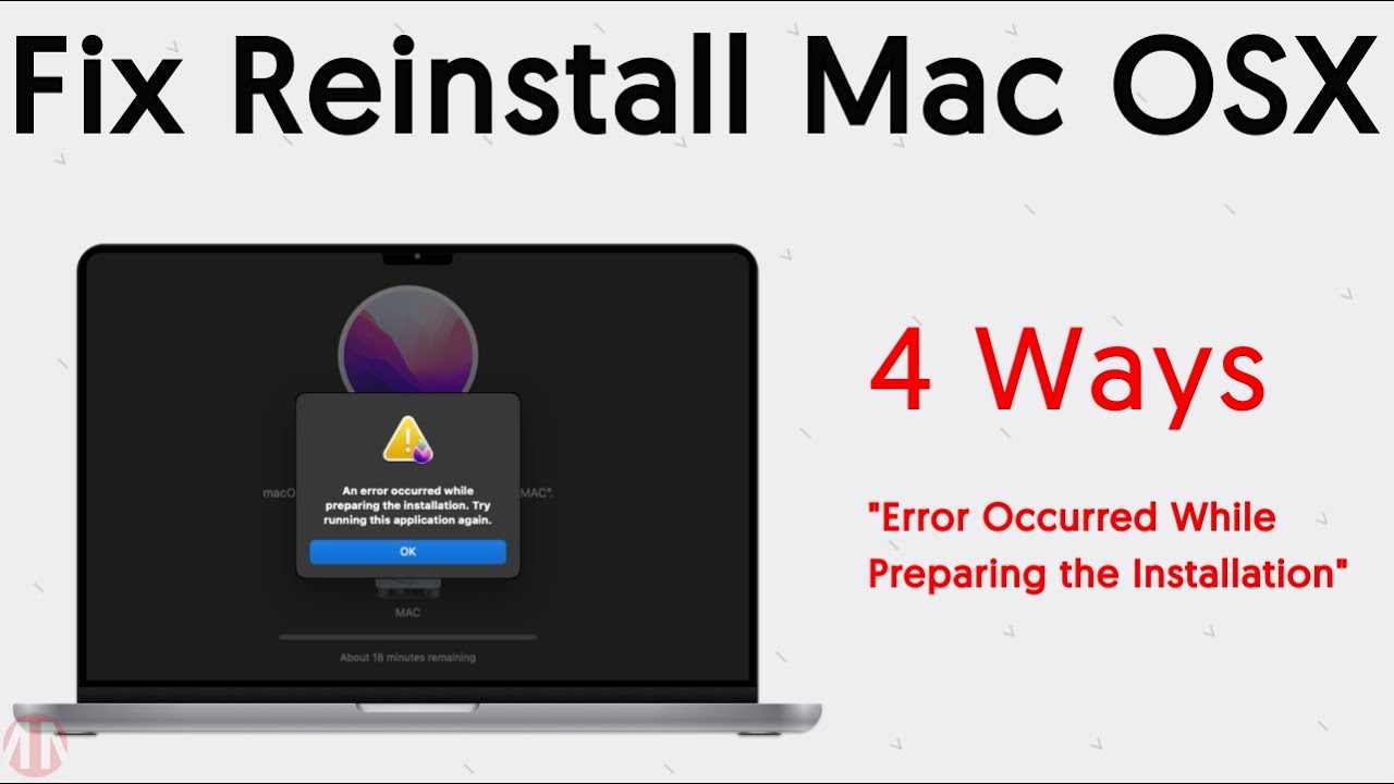 [Top 4] How to Fix Reinstallation Mac OSX Issue 