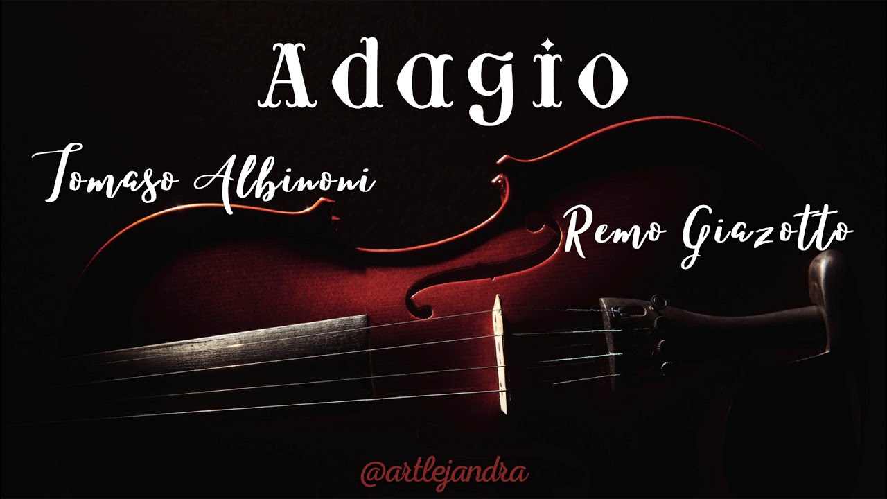 GIAZOTTO / ALBINONI - ADAGIO IN G MINOR (partitura/sheet music)