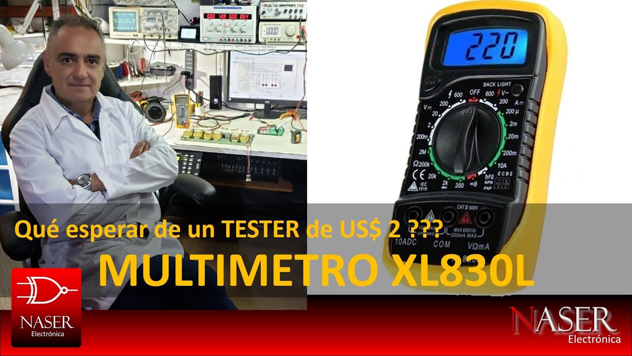 MULTIMETRO XL830L, Qué se puede esperar de un 