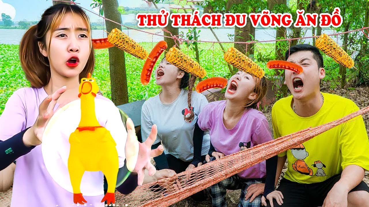 Tổng Hợp Thử Thách Đu Võng Ăn Đồ Trên Dây - Tìm Lại Ký Ức Cho Natra - Câu Cá Trong Rừng Táo Xanh TV