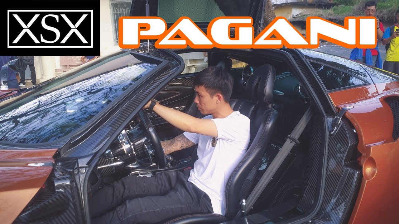 Minh Nhựa Tự Cầm Lái Pagani Huayra 80 Tỷ Xuống Xe Chuyên Dụng | XSX
