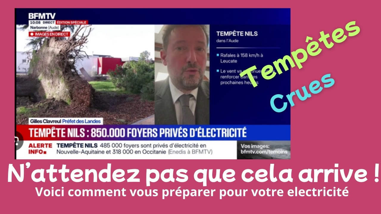 Preparation aux  catastrophes ajoutez un circuit 12V !