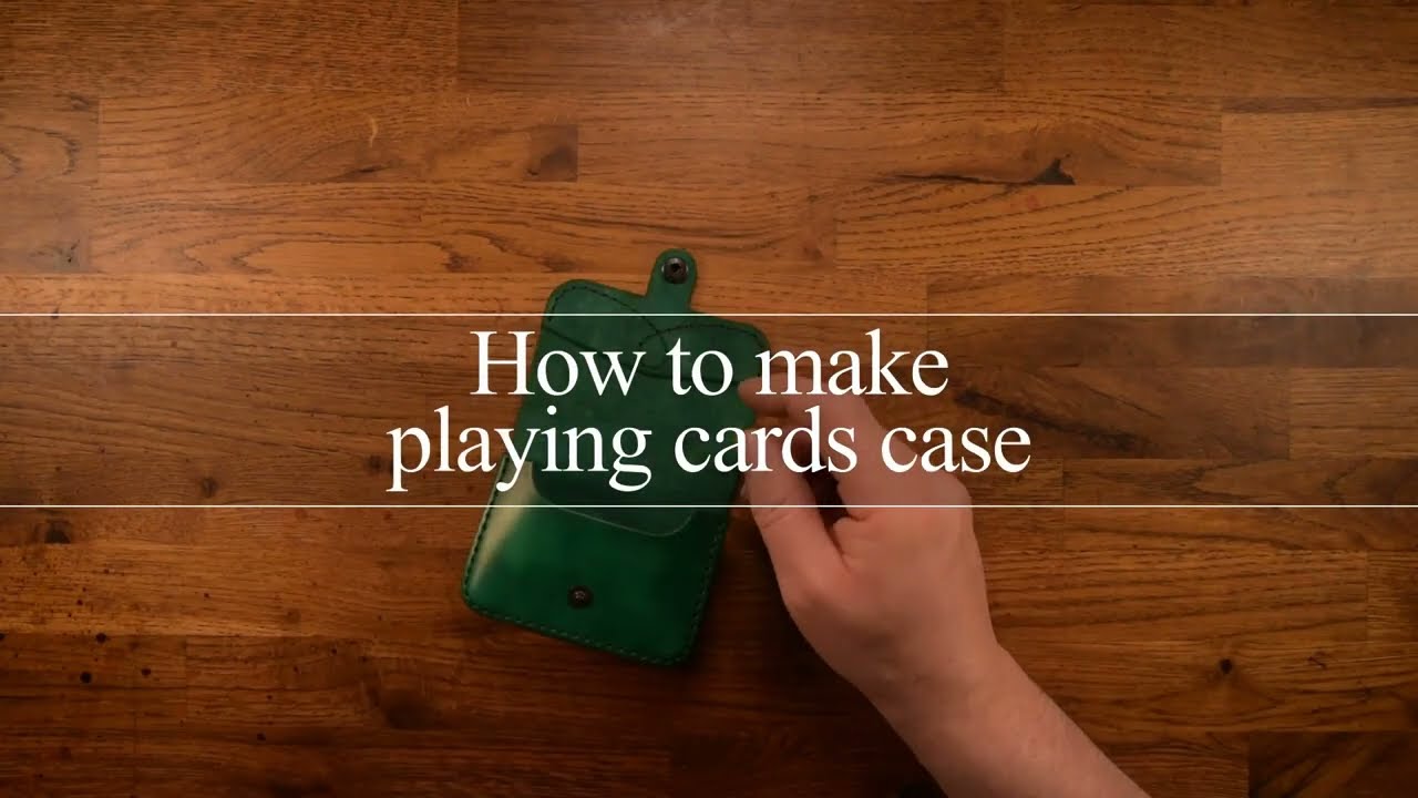 How to make playing cards case   Pattern PDF