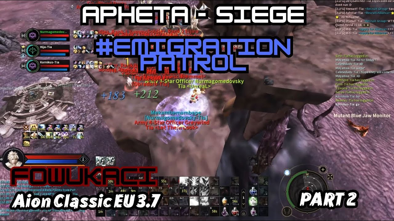🟥 Aion Classic 3.7 EU - Sorcerer PVP (Apheta-Siege) #PART 2 🟥