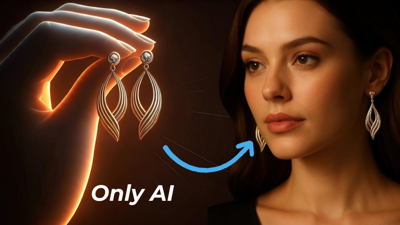 Jewellery photoshoot using ai | AI jewellery | AI model | Flair ai