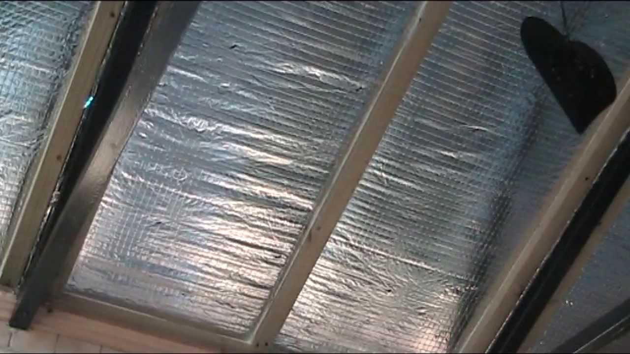 Conservatory roof insulation cold to warm
