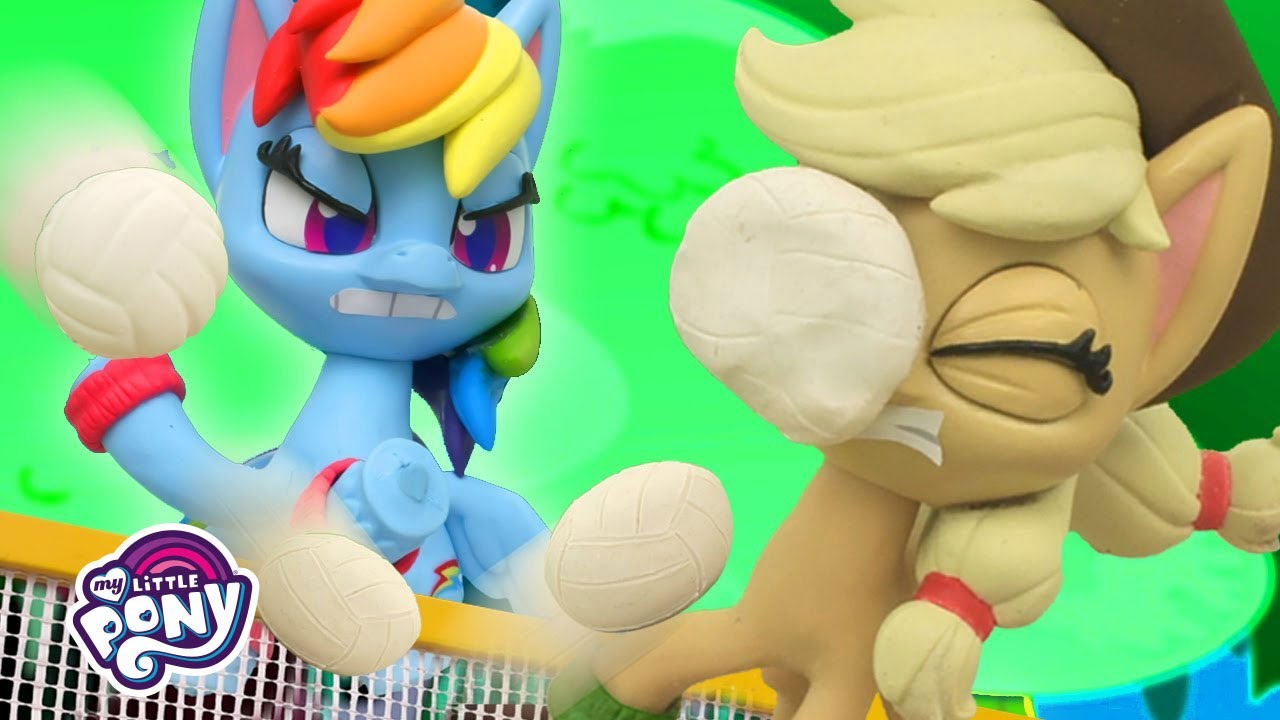 Stop Motion | Volleyball Game Between Rainbow Dash and Applejack | Stop Motion Ep. 18