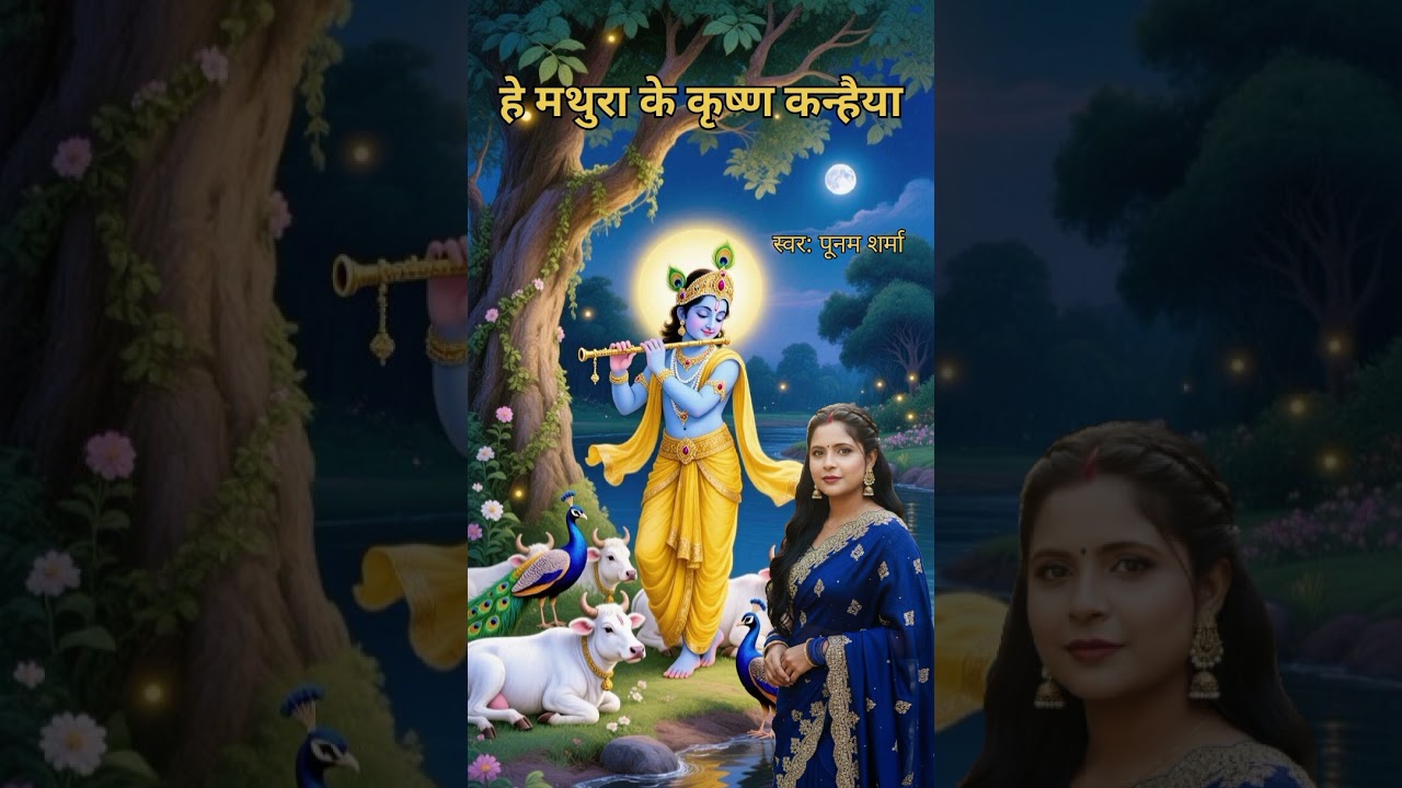 हे मथुरा के कृष्ण कन्हैया# Krishna bhajan#poonam sharma#subscribe #youtubevideo 