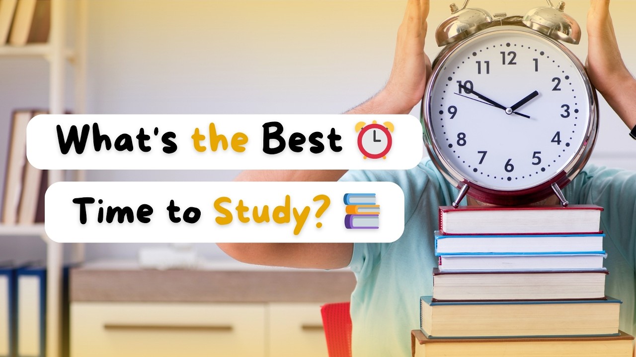 📚 What's the Best Time to Study? ⏰ Discover Your Optimal Hours! 🌟