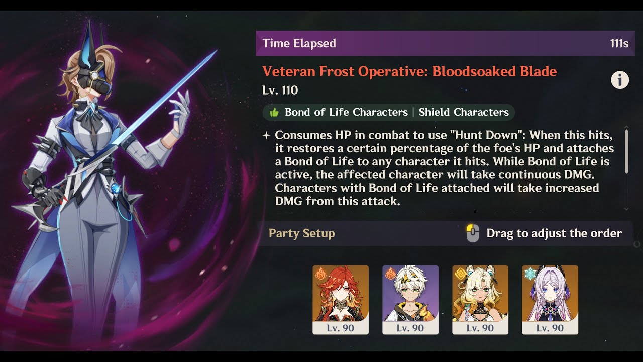 C1 Mavuika against Dire Fatui Operative 111s Clear