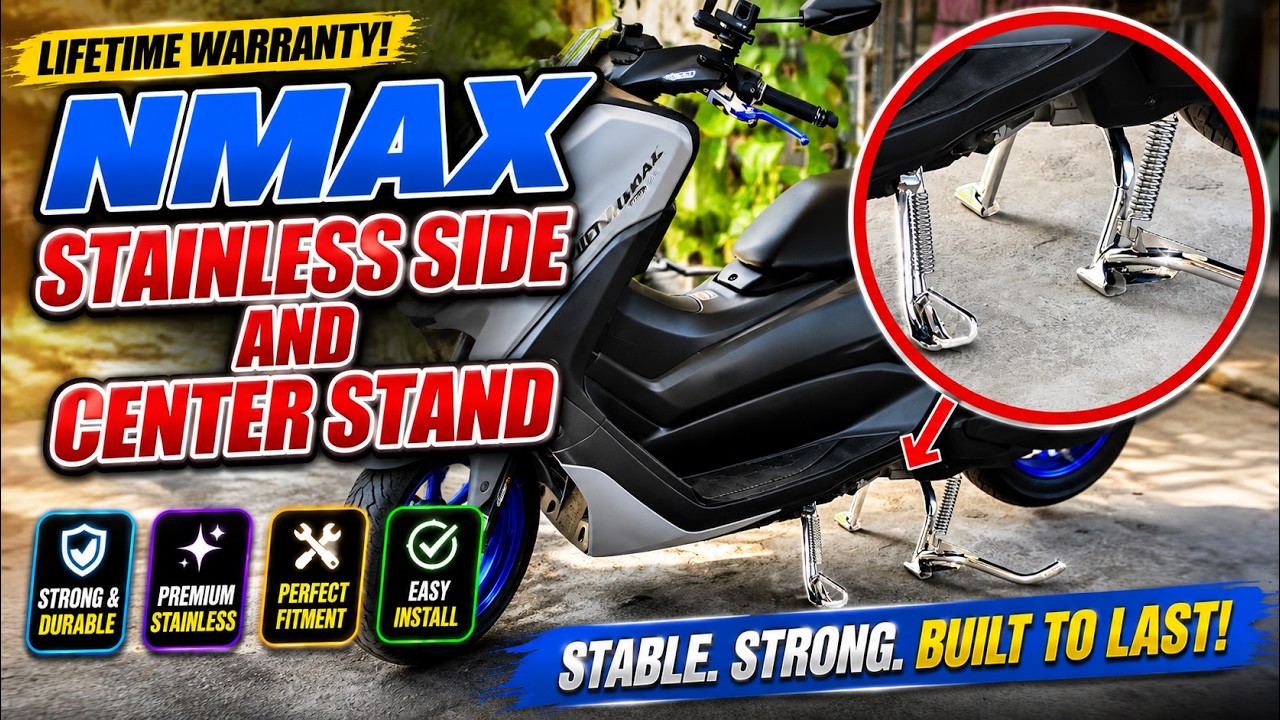 Yamaha Nmax Stainless Center and Side Stand