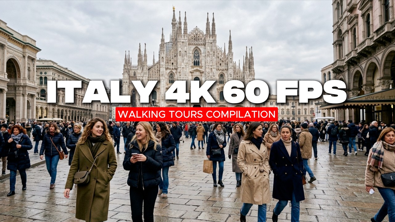 🇮🇹 8 IN 1: BIG ITALIAN WALKING TOUR 2026 4K 60 FPS 🇮🇹