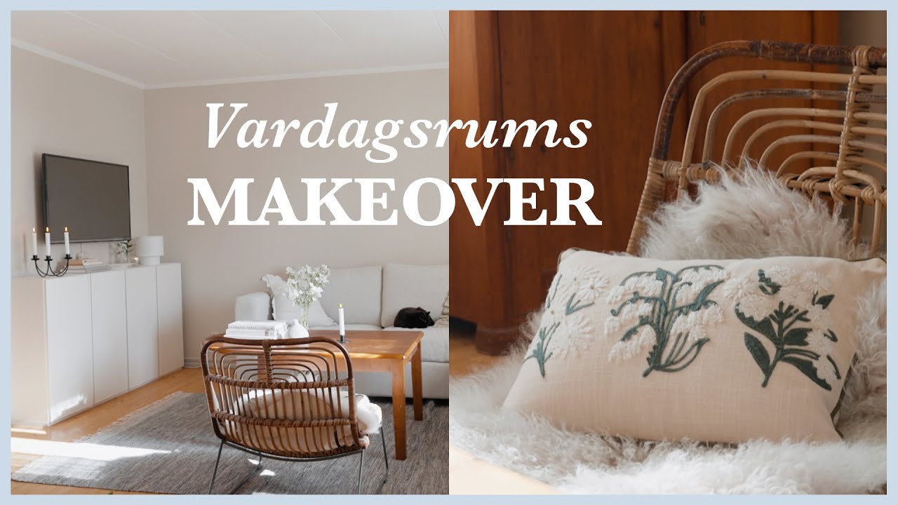 Min vardagsrums-MAKEOVER! ⛏️ ⭐️