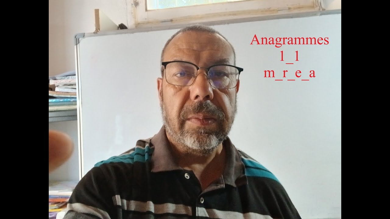 Anagrammes 1 1;m r e a
