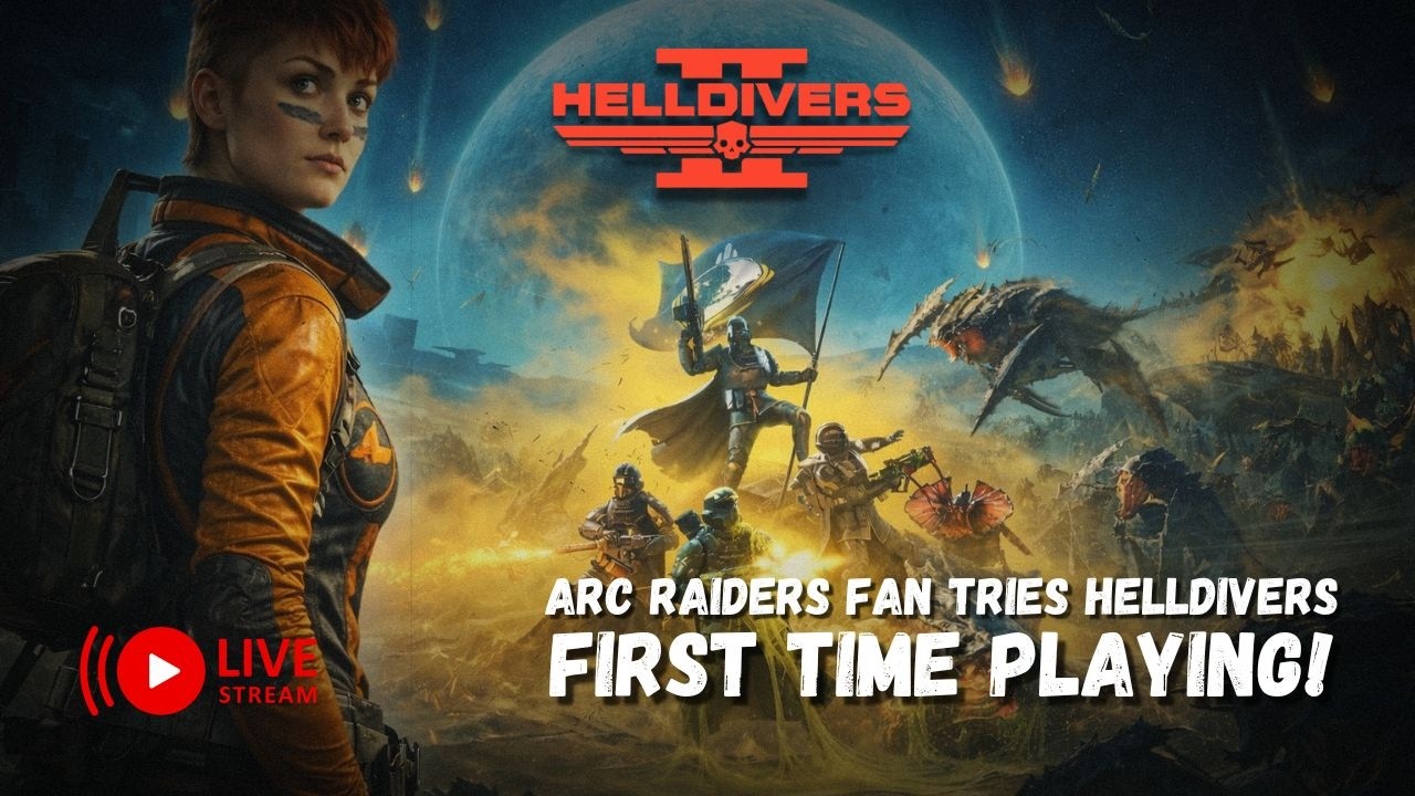 LIVE! 🔴Helldivers 2 | First Time Playing feat. my friend LukeeB!!