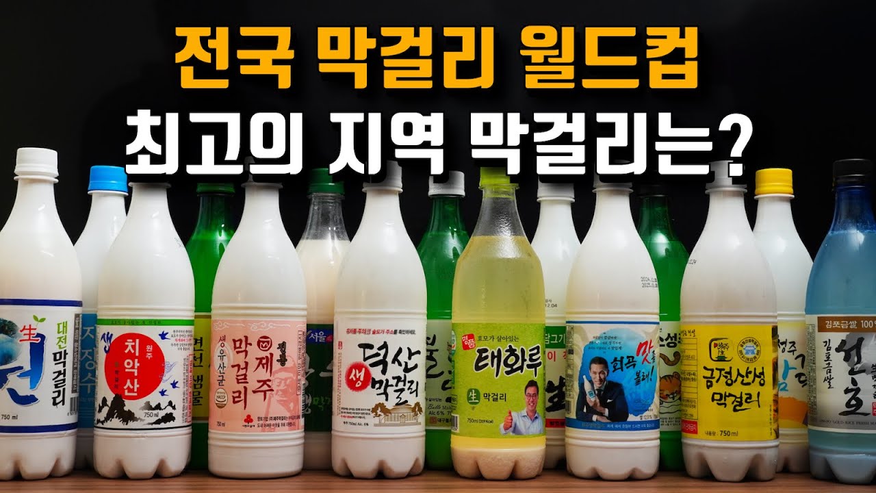 전국 지역 막걸리 15개 마셔봤습니다. 1위 막걸리는?! (with 빠니보틀)