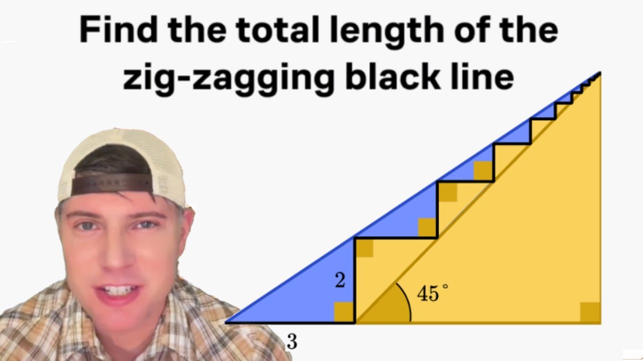 This Infinite Zig‑Zag Line Question Is Brilliant!