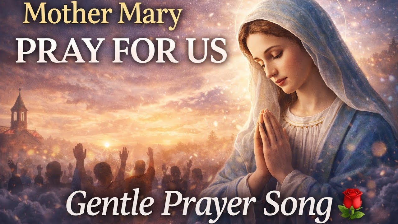 🌹 Mother Mary Pray for Us 🙏 | Gentle Prayer Song ✨ | Marian Worship