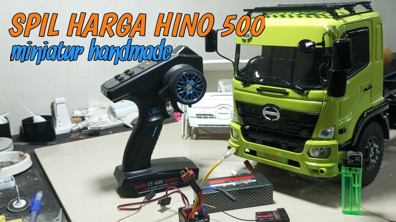 Spill harga miniatur truk Hino 500