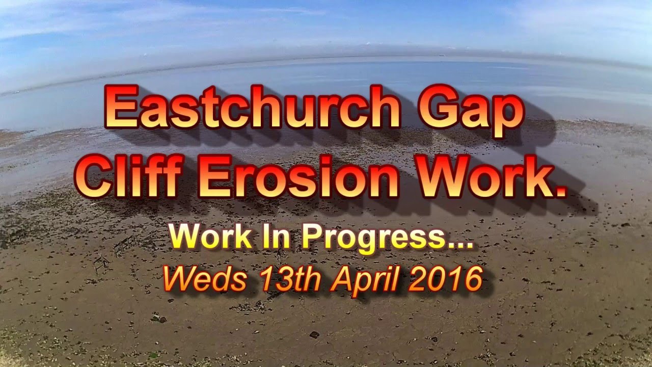 Eastchurch Gap Cliff Erosion Drone