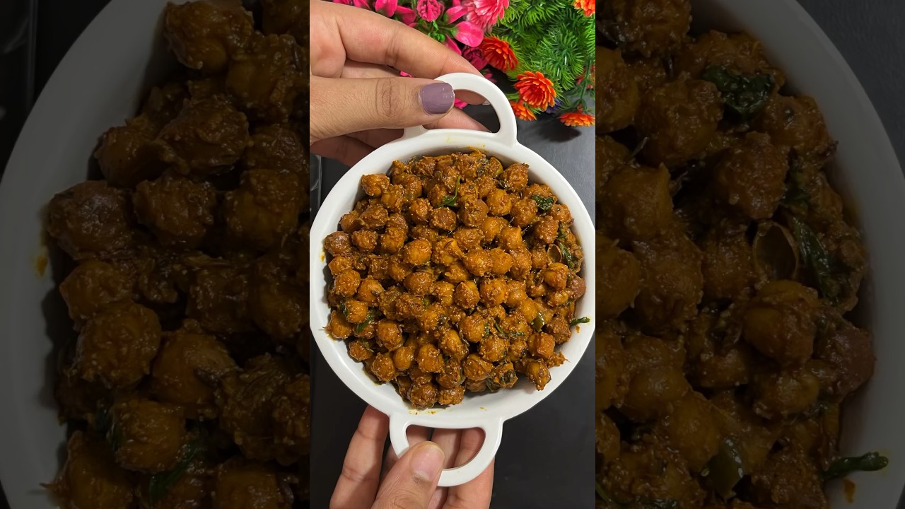 Kala Chana Recipe😍| No Onion No Garlic Kala Chana Recipe #shorts #kalachanarecipe