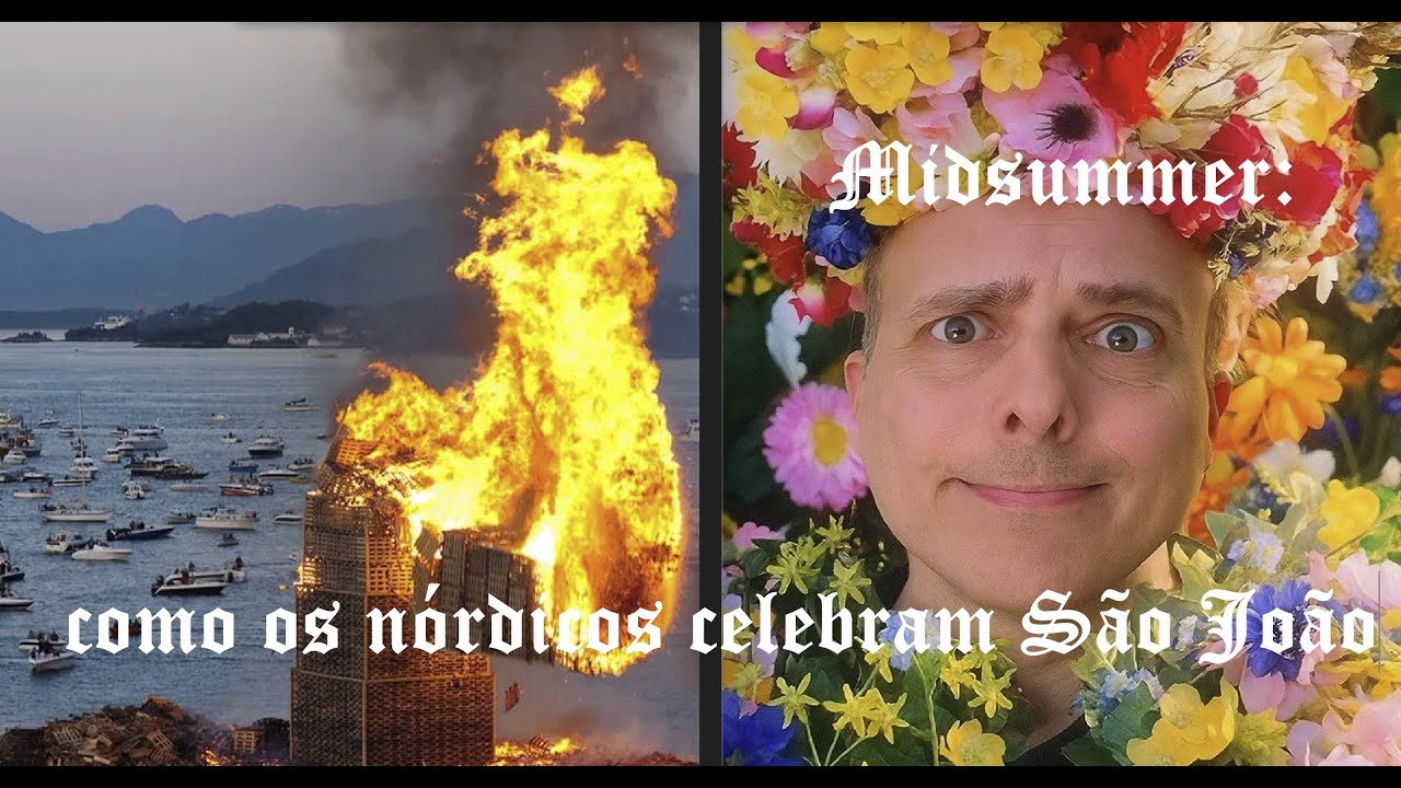 Assistimos a estranha tradição do solstício de verão Noruega - maior fogueira de São João do mundo